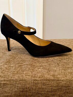 Lauren (Ralph Lauren) Lanette Suede Mary Jane Pump